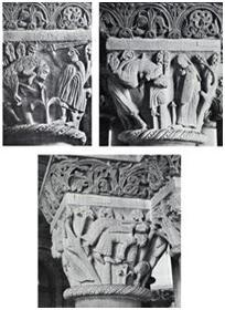 Imágenes de un Capitel románico del siglo XII